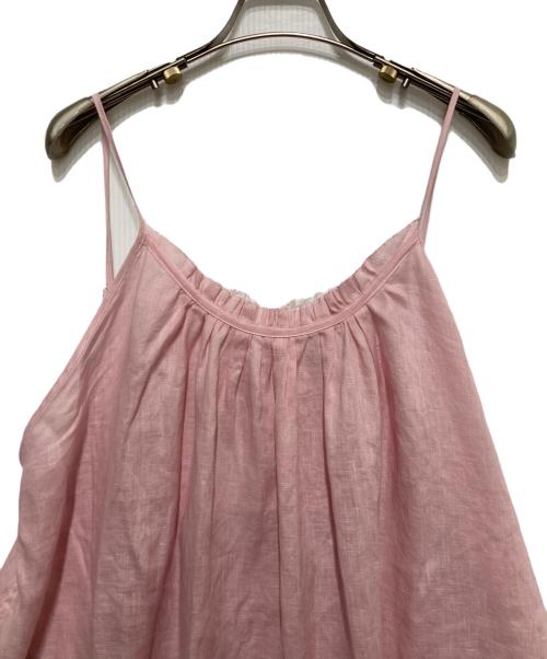 loomer（ルーマー）loomer (ルーマー) リネンキャミソールワンピース ピンク サイズ:FREEの古着・服飾アイテム