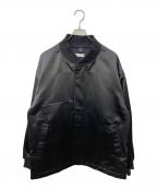 ts(s)ティーエスエス）の古着「GARMENT DYE SATIN JACKET」｜ブラック