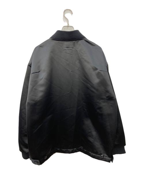 ts(s)（ティーエスエス）ts(s) (ティーエスエス) GARMENT DYE SATIN JACKET ブラック サイズ:SIZE 4の古着・服飾アイテム