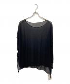 DEUXIEME CLASSEドゥーズィエム クラス）の古着「Transparent ケープ」｜ブラック