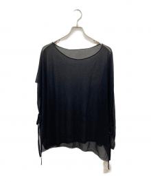 DEUXIEME CLASSE（ドゥーズィエム クラス）の古着「Transparent ケープ」｜ブラック