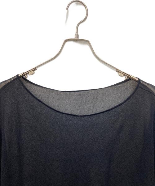 DEUXIEME CLASSE（ドゥーズィエム クラス）Deuxieme Classe (ドゥーズィエム クラス) Transparent ケープ ブラック サイズ:FREEの古着・服飾アイテム