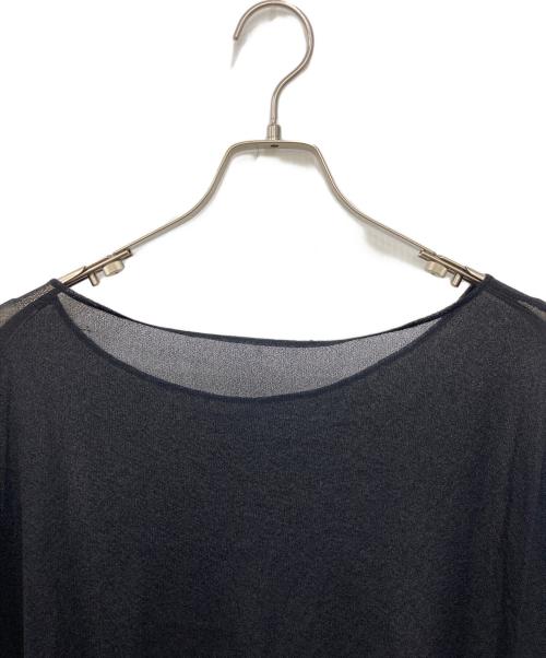 DEUXIEME CLASSE（ドゥーズィエム クラス）Deuxieme Classe (ドゥーズィエム クラス) Transparent ケープ ブラック サイズ:FREEの古着・服飾アイテム