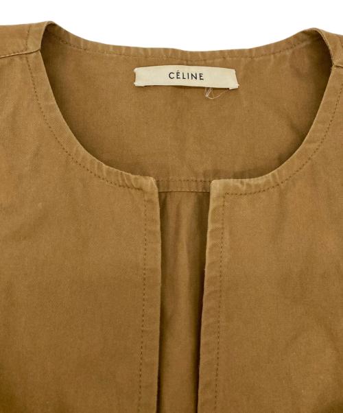 CELINE（セリーヌ）CELINE (セリーヌ) 半袖ワンピース ブラウン サイズ:Mの古着・服飾アイテム