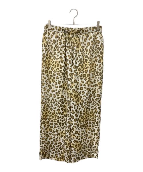 journal standard luxe（ジャーナルスタンダード ラックス）JOURNAL STANDARD LUXE (ジャーナルスタンダード ラックス) バックサテンレオパ イージーパンツ ベージュ サイズ:不明の古着・服飾アイテム
