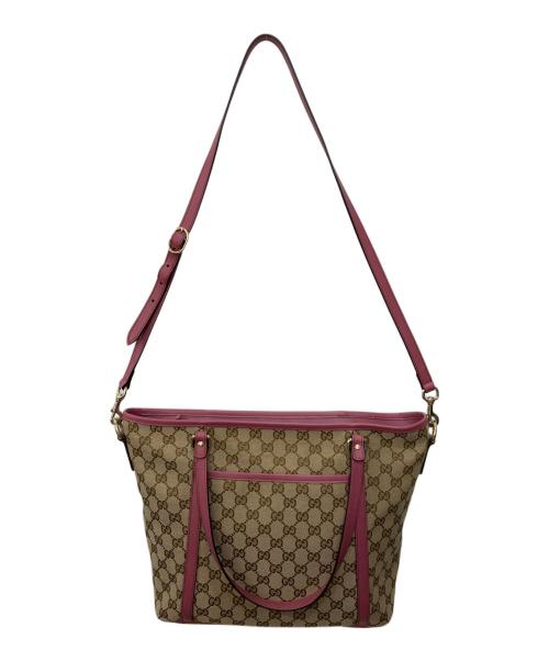 GUCCI（グッチ）GUCCI (グッチ) GGキャンバス2WAYバッグの古着・服飾アイテム