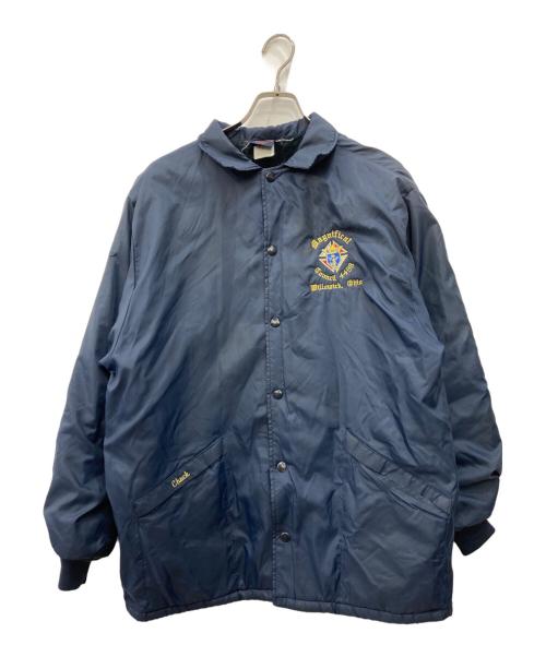 Hilton（ヒルトン）Hilton (ヒルトン) 80’s裏ボアコーチジャケット ネイビー サイズ:Ｌの古着・服飾アイテム