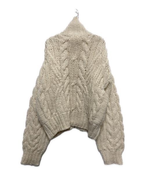 TODAYFUL（トゥデイフル）TODAYFUL (トゥデイフル) Volume Handknit Cardigan アイボリー サイズ:FREEの古着・服飾アイテム
