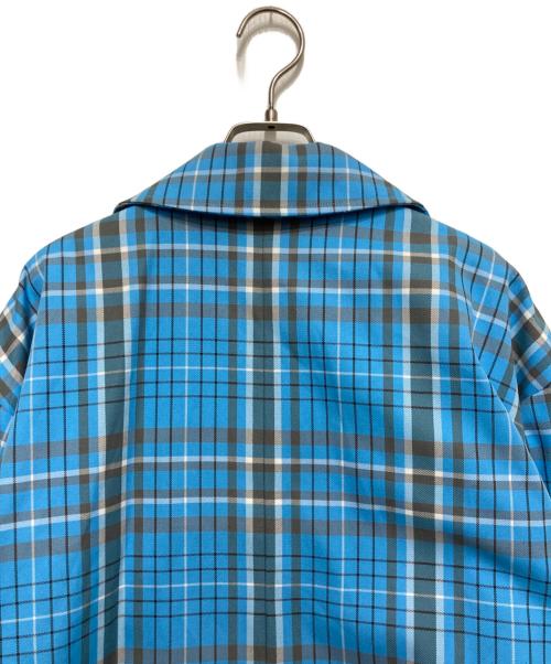 MAISON SPECIAL（メゾンスペシャル）MAISON SPECIAL (メゾンスペシャル) Check Overspring Coat ブルー サイズ:FREEの古着・服飾アイテム