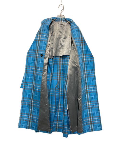 MAISON SPECIAL（メゾンスペシャル）MAISON SPECIAL (メゾンスペシャル) Check Overspring Coat ブルー サイズ:FREEの古着・服飾アイテム