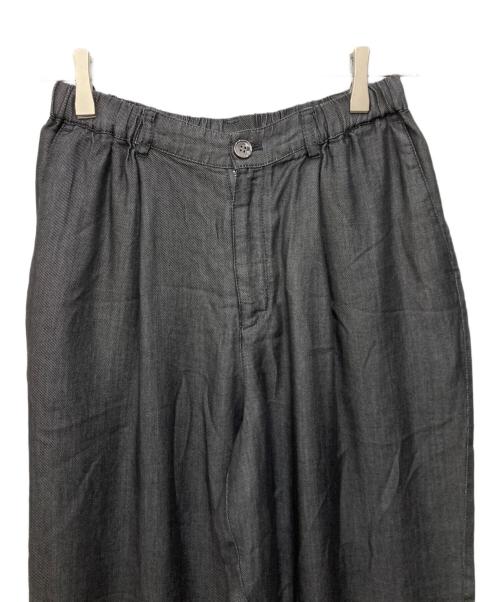 SPECCHIO（スペッチオ）SPECCHIO (スペッチオ) 洗える セルロースバギーパンツ グレー サイズ:Ｌの古着・服飾アイテム