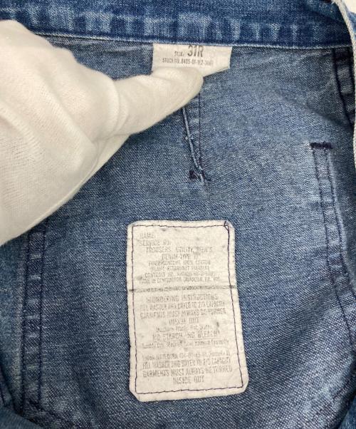 U'S NAVY（ユーエスネイビー）U'S NAVY (ユーエスネイビー) UTILITY TROUSERS インディゴ サイズ:SIZE 31Rの古着・服飾アイテム