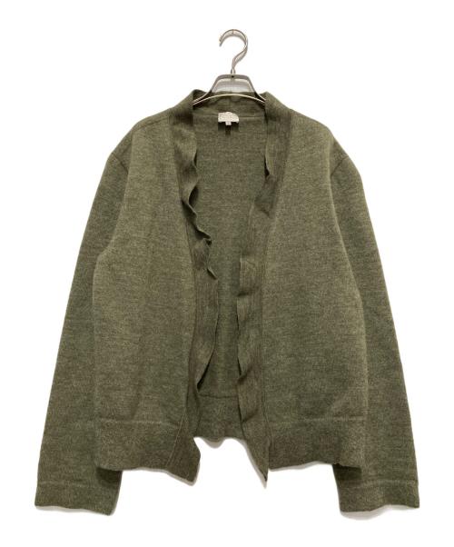 Vivienne Westwood（ヴィヴィアンウエストウッド）Vivienne Westwood (ヴィヴィアンウエストウッド) トッパーフリルカーディガン グリーン サイズ:Sの古着・服飾アイテム