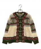 nordstrikkノードストリック）の古着「メタル服カーディガン」｜グリーン