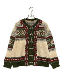 nordstrikk（ノードストリック）の古着「メタル服カーディガン」｜グリーン