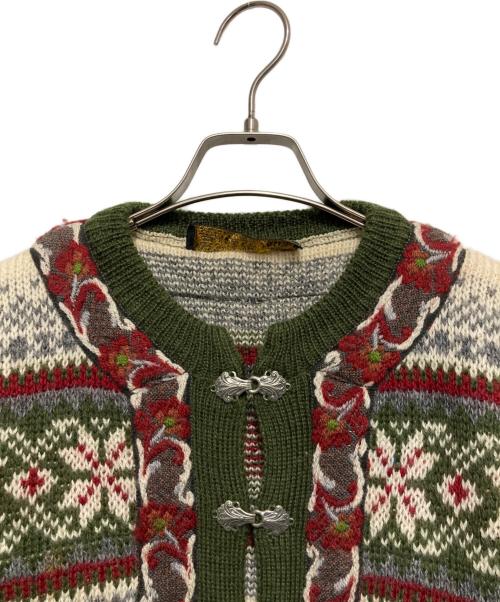 nordstrikk（ノードストリック）Nordstrikk (ノードストリック) メタル服カーディガン グリーン サイズ:不明の古着・服飾アイテム