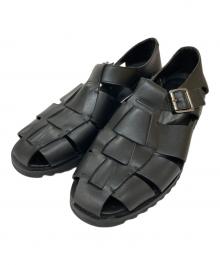 PARABOOT（パラブーツ）の古着「PACIFIC SPORT グルカサンダル」｜ブラック