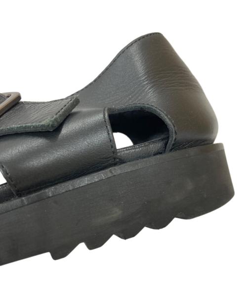 PARABOOT（パラブーツ）PARABOOT (パラブーツ) PACIFIC SPORT グルカサンダル ブラック サイズ:41の古着・服飾アイテム