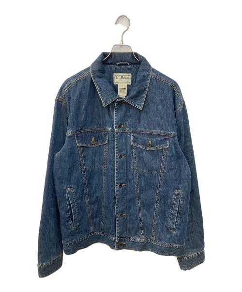 L.L.Bean（エルエルビーン）L.L.Bean (エルエルビーン) コーデュロイ切替トラッカージャケット インディゴ サイズ:Ｌの古着・服飾アイテム