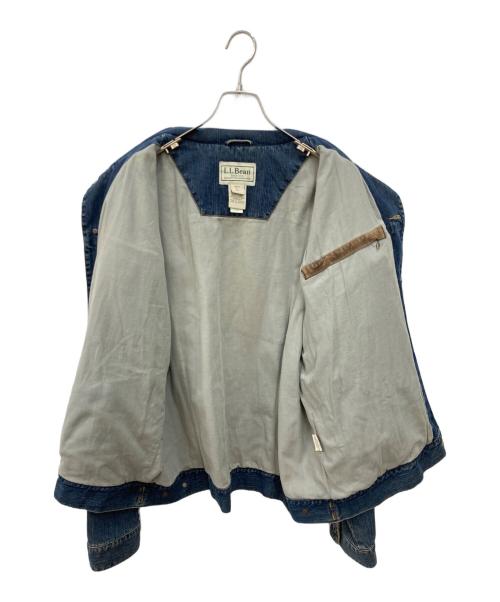 L.L.Bean（エルエルビーン）L.L.Bean (エルエルビーン) コーデュロイ切替トラッカージャケット インディゴ サイズ:Ｌの古着・服飾アイテム