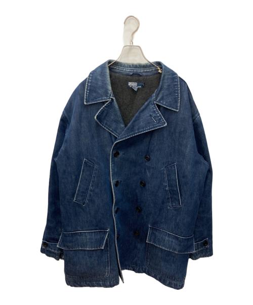 POLO RALPH LAUREN（ポロ・ラルフローレン）POLO RALPH LAUREN (ポロ・ラルフローレン) デニムPコート インディゴ サイズ:XLの古着・服飾アイテム