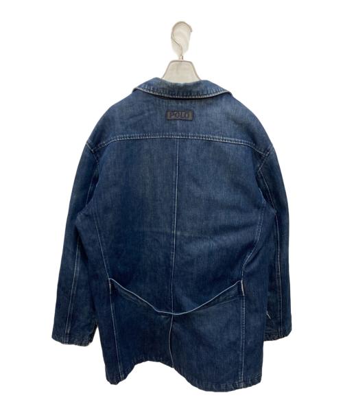 POLO RALPH LAUREN（ポロ・ラルフローレン）POLO RALPH LAUREN (ポロ・ラルフローレン) デニムPコート インディゴ サイズ:XLの古着・服飾アイテム