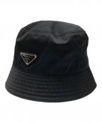 PRADAプラダ）の古着「バケットハット」｜ブラック