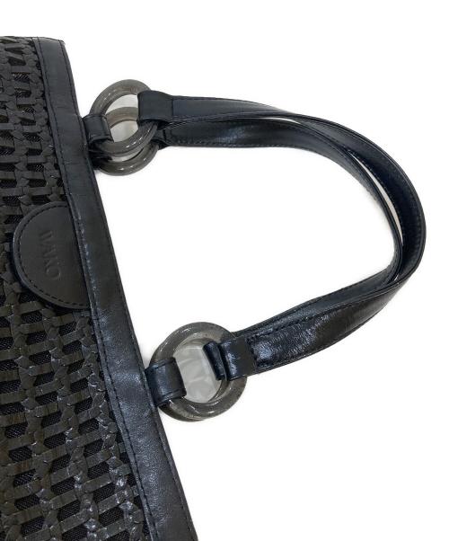 WAKO（ワコー）WAKO (ワコー) レザーメッシュハンドバッグの古着・服飾アイテム