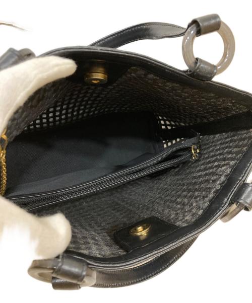 WAKO（ワコー）WAKO (ワコー) レザーメッシュハンドバッグの古着・服飾アイテム