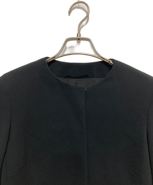 MaxMara（マックスマーラ）MaxMara (マックスマーラ) ノーカラージャケット ブラック サイズ:SIZE 36の古着・服飾アイテム