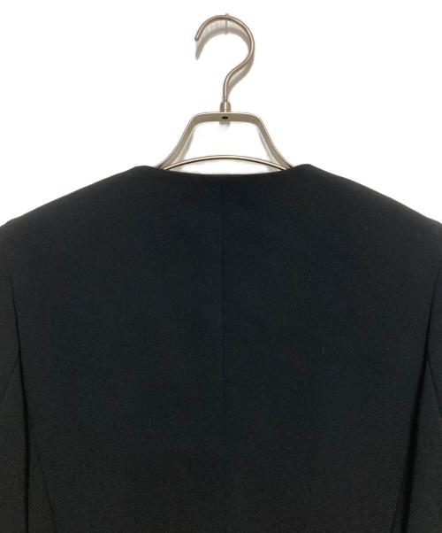 MaxMara（マックスマーラ）MaxMara (マックスマーラ) ノーカラージャケット ブラック サイズ:SIZE 36の古着・服飾アイテム