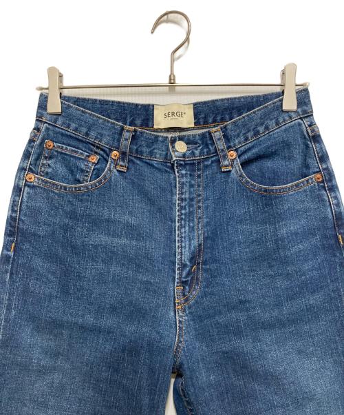 SERGE de bleu（サージ デ ブルー）SERGE de bleu (サージ デ ブルー) フレアデニムパンツ インディゴ サイズ:SIZE W25の古着・服飾アイテム