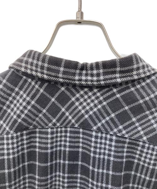 Engineered Garments（エンジニアド ガーメンツ）Engineered Garments (エンジニアドガーメンツ) チェックオープンカラーシャツ ブラック サイズ:Mの古着・服飾アイテム