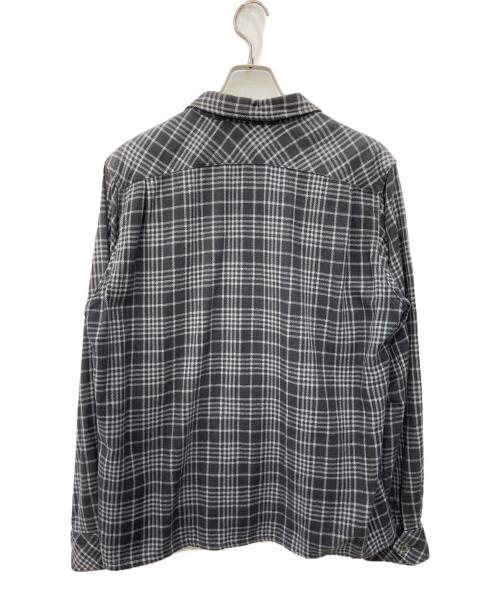 Engineered Garments（エンジニアド ガーメンツ）Engineered Garments (エンジニアドガーメンツ) チェックオープンカラーシャツ ブラック サイズ:Mの古着・服飾アイテム