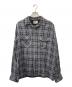 Engineered Garments（エンジニアドガーメンツ）の古着「チェックオープンカラーシャツ」｜ブラック