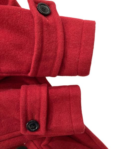 BLUE LABEL CRESTBRIDGE（ブルーレーベルクレストブリッジ）BLUE LABEL CRESTBRIDGE (ブルーレーベルクレストブリッジ) フーデッドコート レッド サイズ:38の古着・服飾アイテム