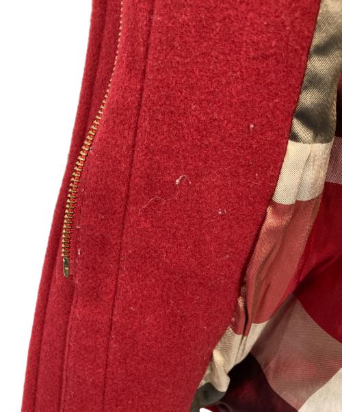 BLUE LABEL CRESTBRIDGE（ブルーレーベルクレストブリッジ）BLUE LABEL CRESTBRIDGE (ブルーレーベルクレストブリッジ) フーデッドコート レッド サイズ:38の古着・服飾アイテム