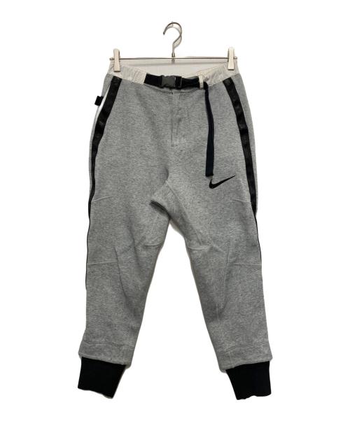 NIKE（ナイキ）NIKE (ナイキ) sacai (サカイ) Fleece Pants グレー サイズ:Sの古着・服飾アイテム