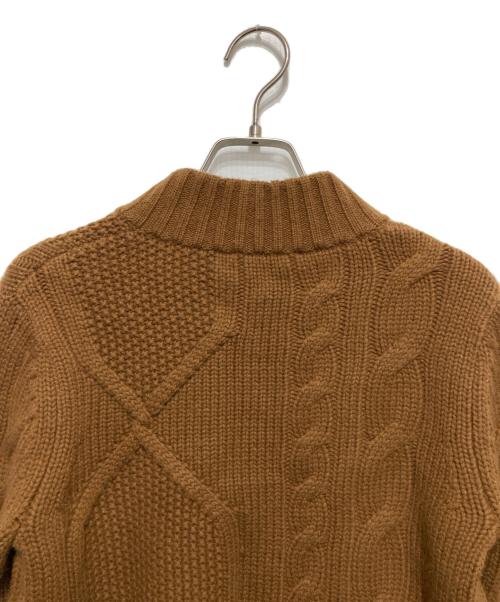 MaxMara（マックスマーラ）MaxMara (マックスマーラ) ファスト クロップド セーター ブラウン サイズ:Mの古着・服飾アイテム