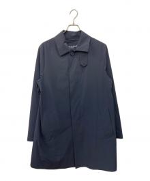 MACKINTOSH LONDON（マッキントッシュ ロンドン）の古着「ウルトラ2WAYストレッチステンカラーコート」｜ネイビー