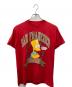HERO（ヒーロー）の古着「THE SIMPSONS プリントTシャツ」｜レッド