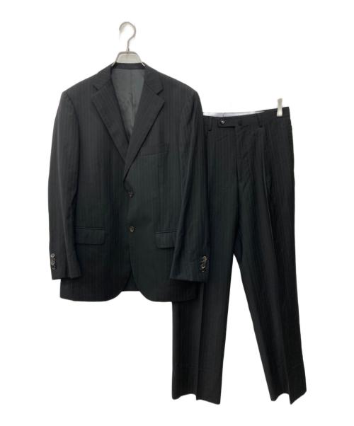 ERMENEGILDO ZEGNA（エルメネジルド・ゼニア）Ermenegildo Zegna (エルメネジルド・ゼニア) MITSUMINE (ミツミネ) セットアップスーツ ブラック サイズ:Ａ６の古着・服飾アイテム