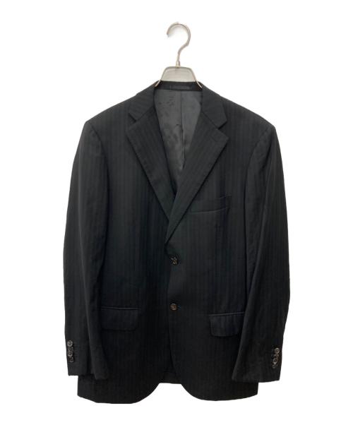 ERMENEGILDO ZEGNA（エルメネジルド・ゼニア）Ermenegildo Zegna (エルメネジルド・ゼニア) MITSUMINE (ミツミネ) セットアップスーツ ブラック サイズ:Ａ６の古着・服飾アイテム