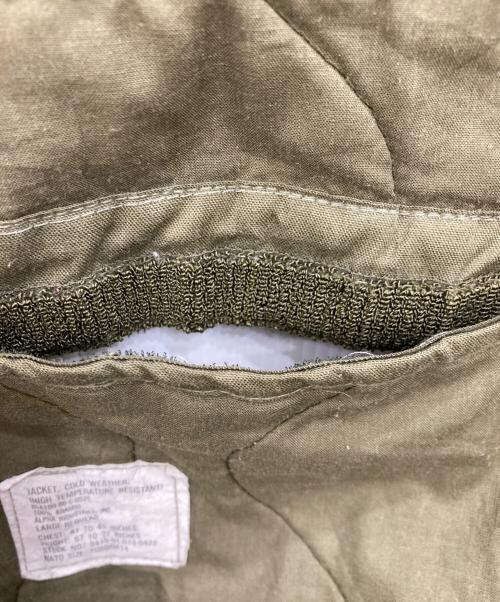 US ARMY（ユーエスアーミー）US ARMY (ユーエスアーミー) CVC ノーメックス コールドウェザー ジャケット グリーン サイズ:Lの古着・服飾アイテム