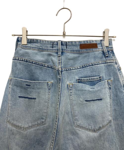 YANUK（ヤヌーク）YANUK (ヤヌーク) ルーズストレートJOAN ブルー サイズ:SIZE W24の古着・服飾アイテム