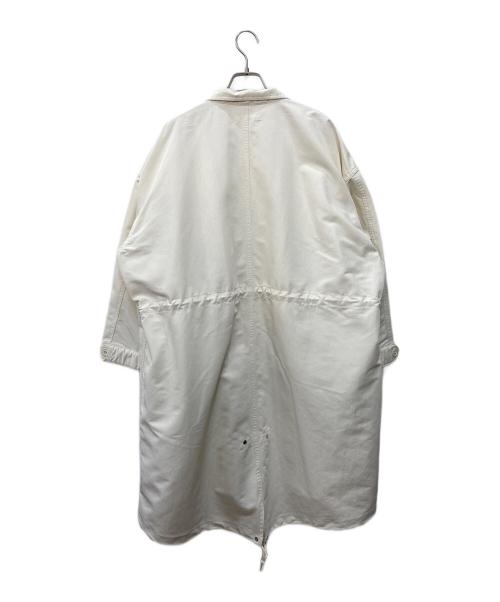 BEAUTY&YOUTH UNITED ARROWS（ビューティーアンドユースユナイテッドアローズ）BEAUTY&YOUTH UNITED ARROWS (ビューティーアンドユースユナイテッドアローズ) ポリエステルOX モッズコート アイボリー サイズ:Sの古着・服飾アイテム