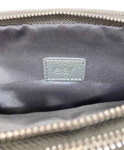 ear PAPILLONNER（イアパピヨネ）ear PAPILLONNER (イアパピヨネ) 3ジップウォレットショルダーバッグ グレーの古着・服飾アイテム