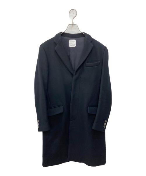 UNITED TOKYO（ユナイテッドトーキョー）UNITED TOKYO (ユナイテッドトーキョー) Super110s メルトンチェスターコート ブラック サイズ:2の古着・服飾アイテム
