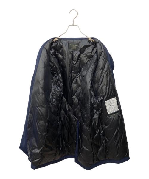 nano・universe（ナノ・ユニバース）nano・universe (ナノ・ユニバース) NISHIKAWA DAWN ステンカラーダウンコート ネイビー サイズ:Ｌの古着・服飾アイテム