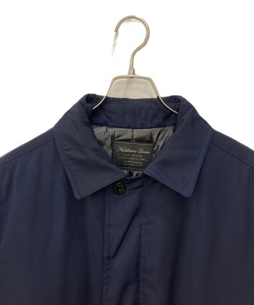 nano・universe（ナノ・ユニバース）nano・universe (ナノ・ユニバース) NISHIKAWA DAWN ステンカラーダウンコート ネイビー サイズ:Ｌの古着・服飾アイテム